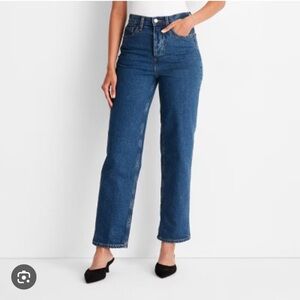 #23. NWT. Universal Thread Highest-Rise Straight Jeans